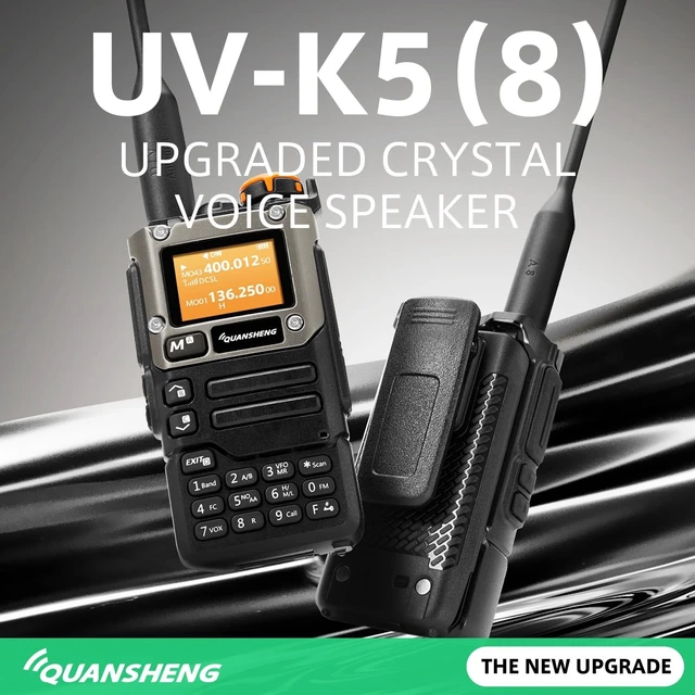 Alt view image 2 of 5 - Quansheng UV-K5(8) K6 5W Radio ^^ VHF/UHF Type-C NOAA Airband Walkie Talkie