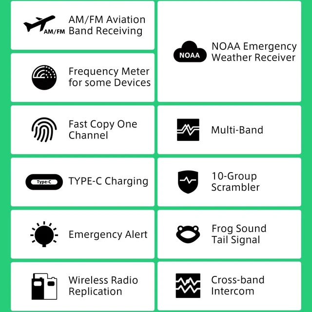 Alt view image 5 of 5 - Quansheng UV-K5(8) K6 5W Radio ^^ VHF/UHF Type-C NOAA Airband Walkie Talkie