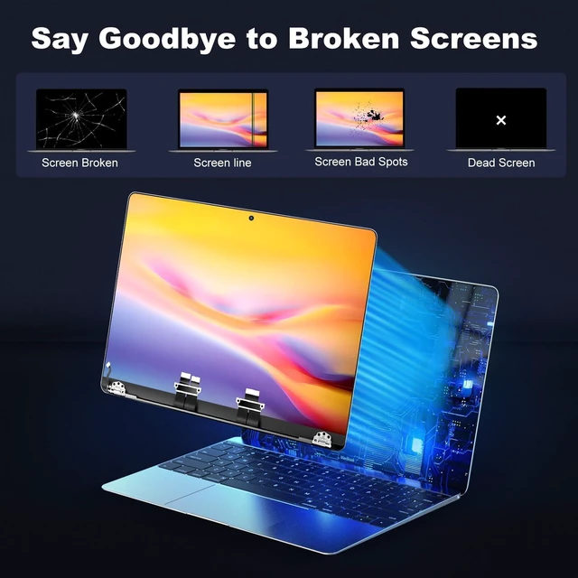Alt view image 3 of 5 - TRGSLKSS Screen Replacement for MacBook Pro 13.3 inch A1989 A2159 A2289 A2251, 2018 2019 2020 LCD Display Screen Assembly, Space Gray