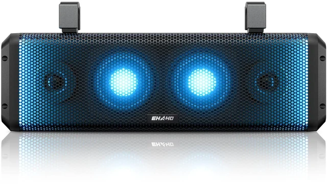 Main image of Ehaho UTV Sound Bar,ATV SoundBar Bluetooth with RGB Lighting,Amplified Powersports SXS Sound Bar,17 Inch IP66 Waterproof Golf Cart SoundBar,UTV Speakers for Marine Polaris RZR Can-Am