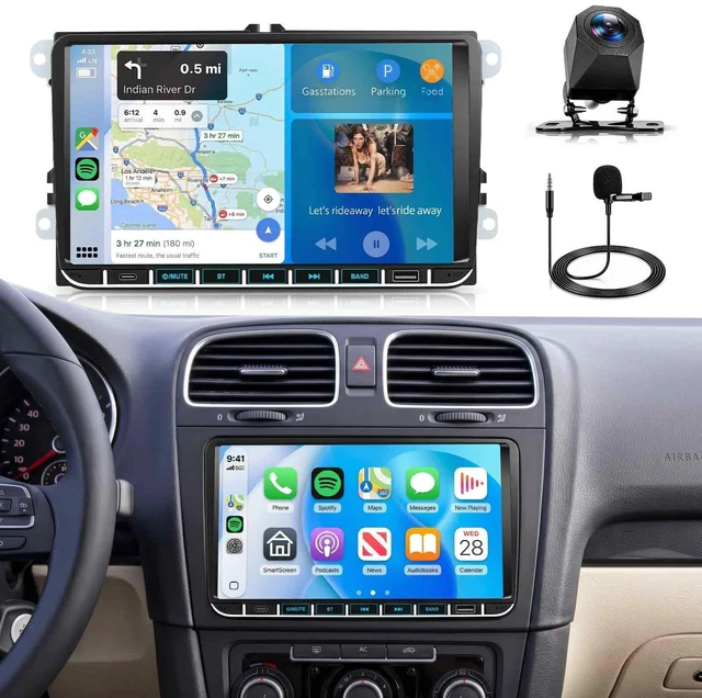 Main image of Type-C 9inch 4G 128G Car Stereo for VW Volkswagen Seat Golf Passat Radio