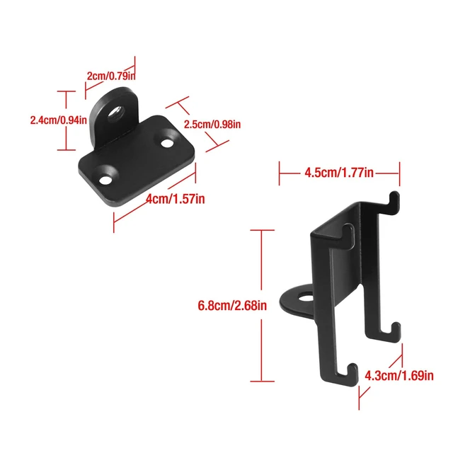 Alt view image 3 of 5 - YUEHISY Speaker Wall Mount Bracket, Metal Space Saving Speaker Wall Mounts Kit for 300 Wireless SOUNDBAR 300 Speakers