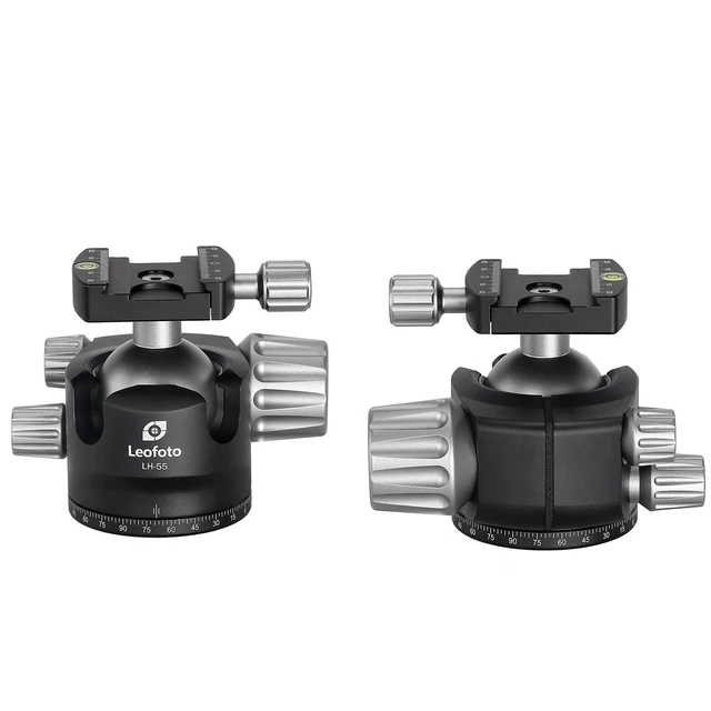 Alt view image 2 of 5 - LEOFOTO LH-55 55mm Low Profile Ball Head Arca Compatible w Independent Pan Lock