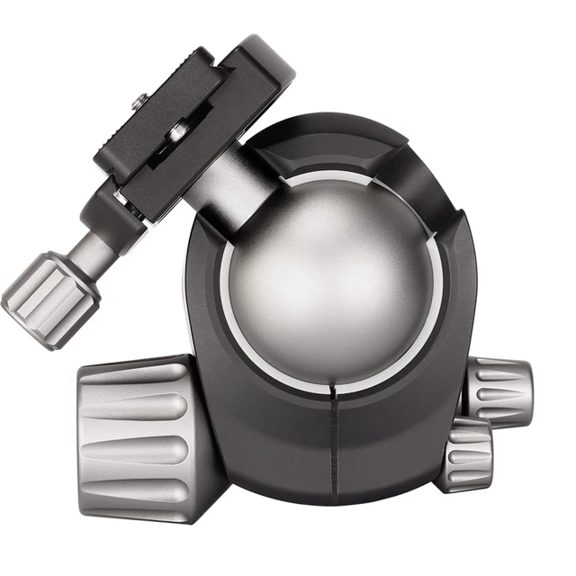 Alt view image 3 of 5 - LEOFOTO LH-55 55mm Low Profile Ball Head Arca Compatible w Independent Pan Lock