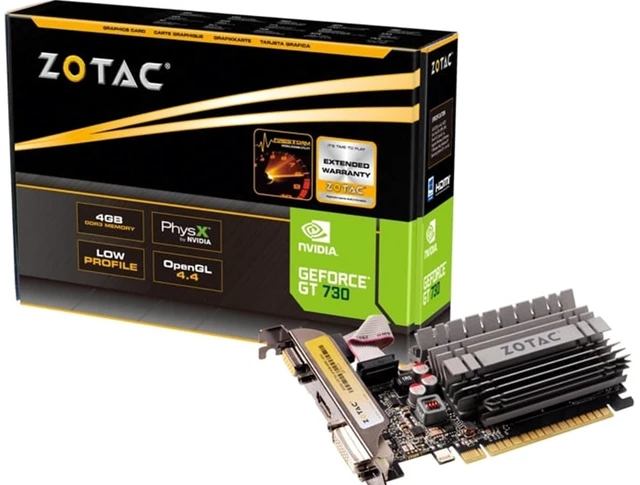 Main image of ZOTAC GeForce GT 730 Zone Edition 4GB DDR3 PCI Express 2.0 x16 (x8 Lanes) Graphics Card (ZT-71115-20L)