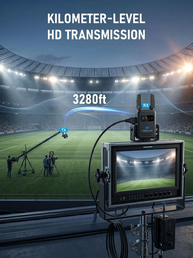 Alt view image 4 of 5 - Lemorele Wireless HDMI Transmitter Receiver 1080P 50ms Low Latency 3280ft