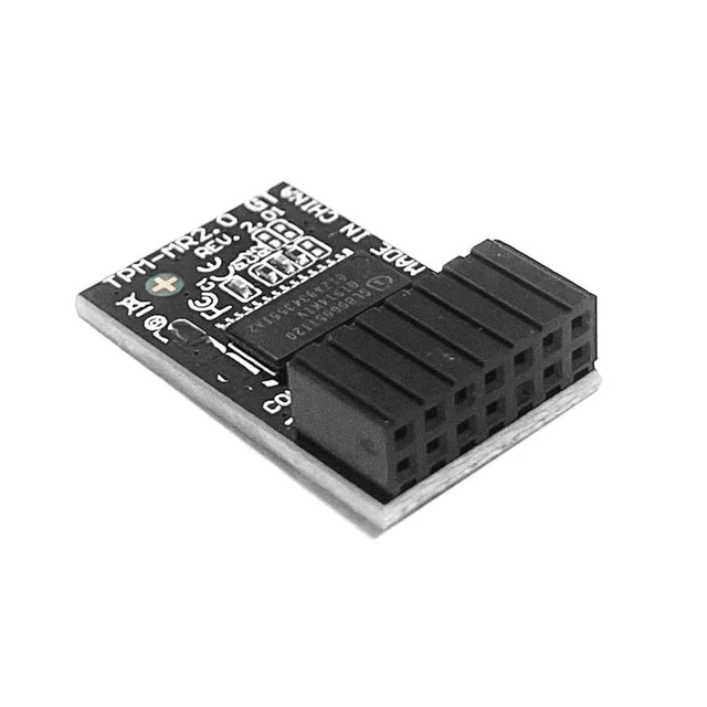 Alt view image 3 of 5 - GinTai TPM-M R2.0 Module 14pin-1 SLB9665 for ASUS ROG Strix Z390-E Gaming