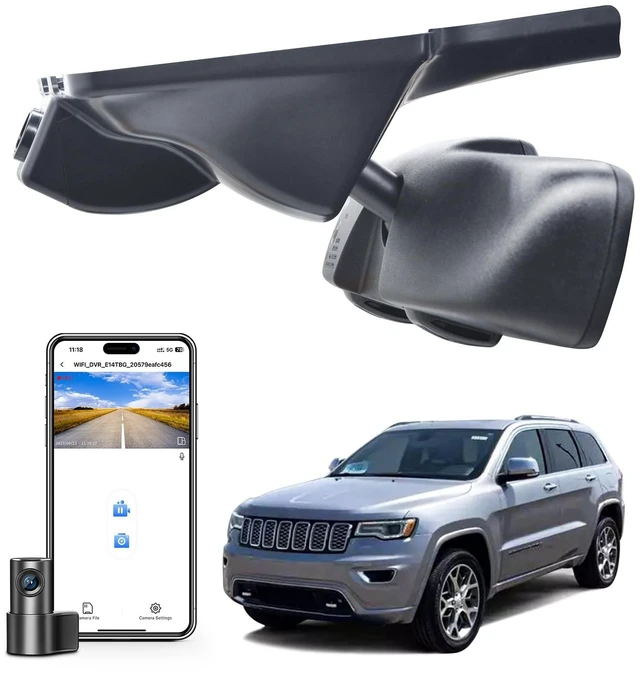 Main image of 4K Front & 2K Rear 2 Channel HDR Dash Cam for Jeep Grand Cherokee 2016-2021