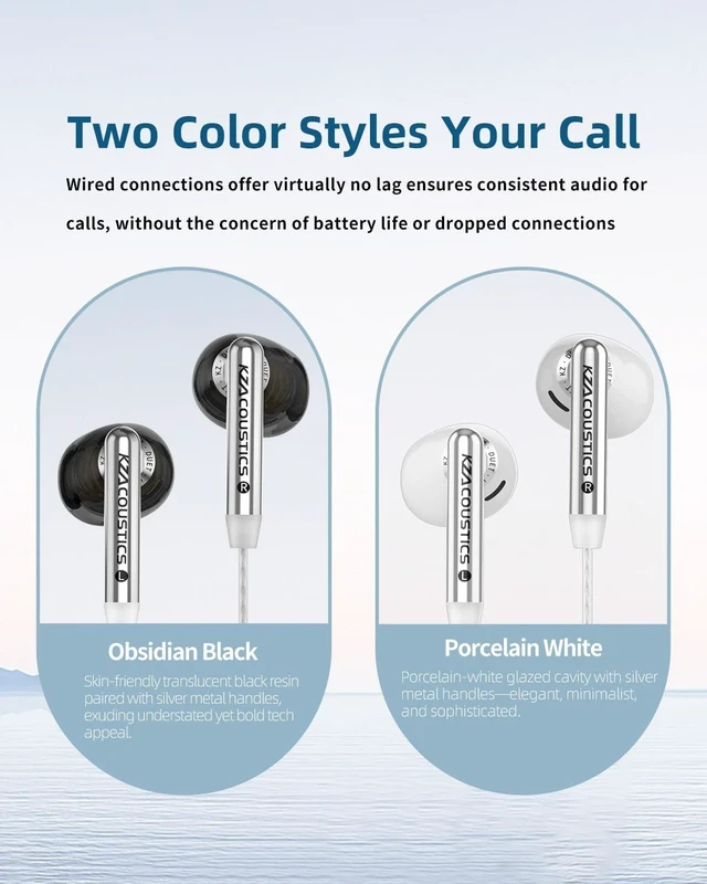 Alt view image 4 of 5 - KZ Duet Dual Driver Earbuds, USB-C DSP for Gaming/Music/Calls/Travel