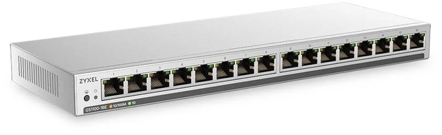Main image of Zyxel 16 Port Network Ethernet Switch ^^ Unmanaged+ Gigabit ^^ GS1100-16E