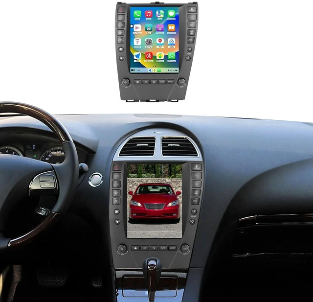 Main image of 9.7" Touchscreen Android 14 Car Radio Stereo Compatible with Lexus ES350 2006 2007 2008 2009 2010 2011 2012 Wireless CarPlay & Android Auto GPS Navigation FM Radio Bluetooth, HD Backup Camera 2