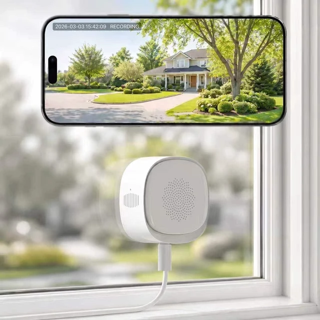 Main image of Zmodo 2026 New 4MP 2.5K Window Security Camera, 2.4/5GHz WiFi Indoor Camera
