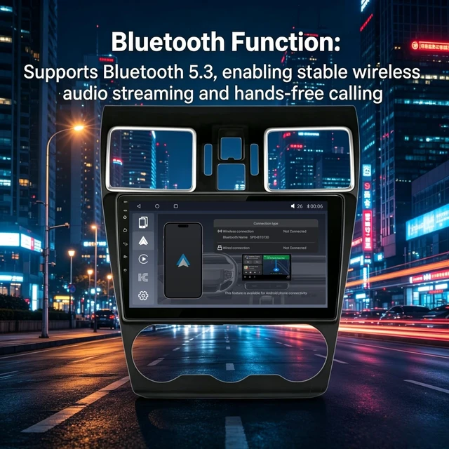 Alt view image 4 of 5 - 6+64GB Qualcomm Car Stereo Compatible with Subaru Forester XV WRX 2015-2022
