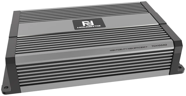 Main image of HOLIGMVTIZ TCH100.4D Car Amplifiers Class D Full Range 4X 100 Watts RMS @ 4-ohm - Powerful and Compact Amp for Speakers in Car Audio System