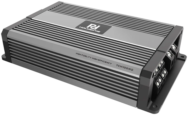 Alt view image 2 of 5 - HOLIGMVTIZ TCH100.4D Car Amplifiers Class D Full Range 4X 100 Watts RMS @ 4-ohm - Powerful and Compact Amp for Speakers in Car Audio System