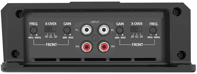 Alt view image 4 of 5 - HOLIGMVTIZ TCH100.4D Car Amplifiers Class D Full Range 4X 100 Watts RMS @ 4-ohm - Powerful and Compact Amp for Speakers in Car Audio System