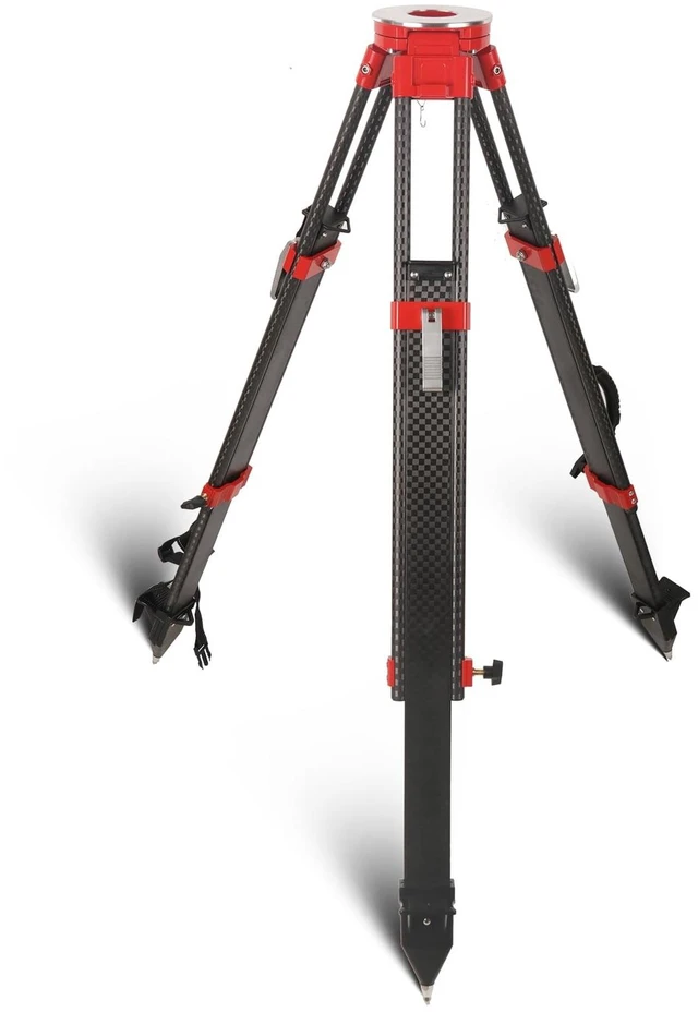 Main image of MOETER Carbon Fiber Survey Tripod, 5/8 in 11 Thread, 179 cm Heavy Duty