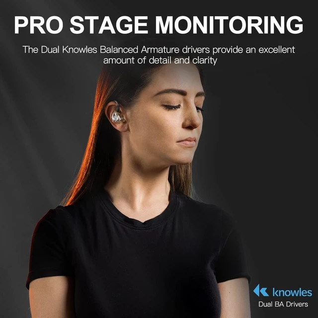 Alt view image 3 of 5 - Xvive T9 in Ear Monitor Earphones