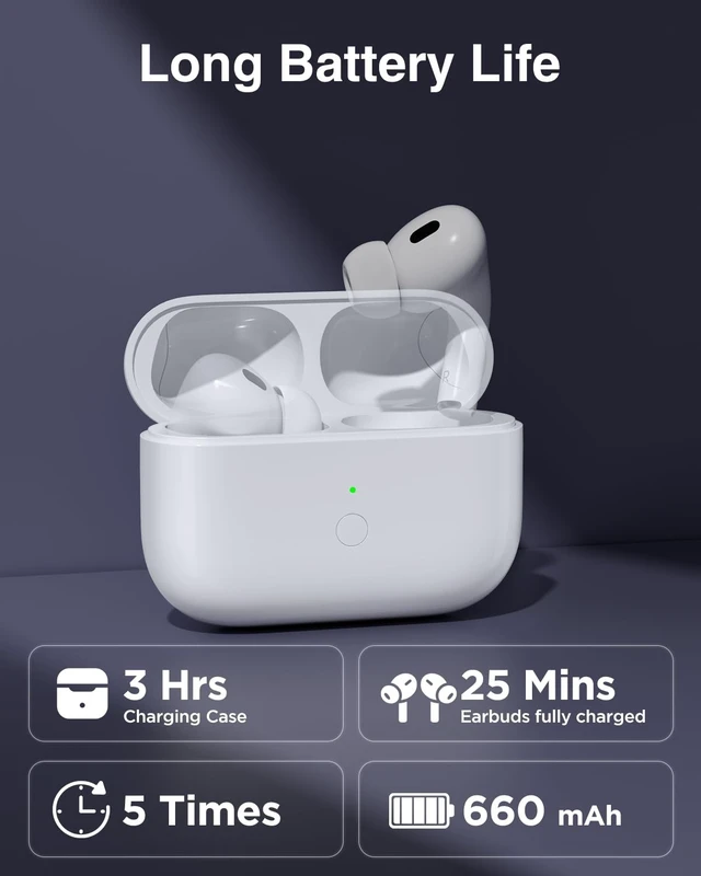 Alt view image 5 of 5 - Replacement Charging Case for AirPods Pro 1&2