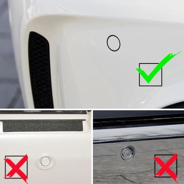 Alt view image 3 of 5 - Car Parktronic Parking Built-in Plane Sensors Rear Reversing Backup System with 4 Sensors LED Light Distance Display Warning Buzzer Distance Detection