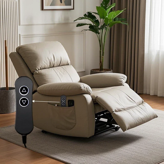 Alt view image 5 of 5 - Lift Chairs Power Recliners 2 Button 5 Pin Prong Remote Handset Controller Hand Control with USB and Backlight