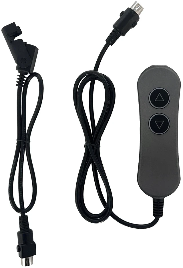 Alt view image 4 of 5 - Lift Chairs Power Recliners 2 Button 5 Pin Prong Remote Handset Controller Hand Control with USB and Backlight