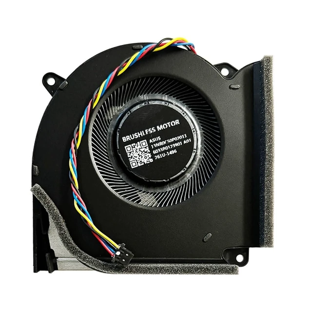 Alt view image 4 of 5 - New Replacement Cooling Fans for ASUS ROG 7 Plus G713P G713PV G713PU G713PI Series Laptop P/N:FQLP 13NR0C50P01011 DFSCL42P06593Q FQLN 13NR0C50P02011 DFSCL42P16593Q 12V 0.6A Fan