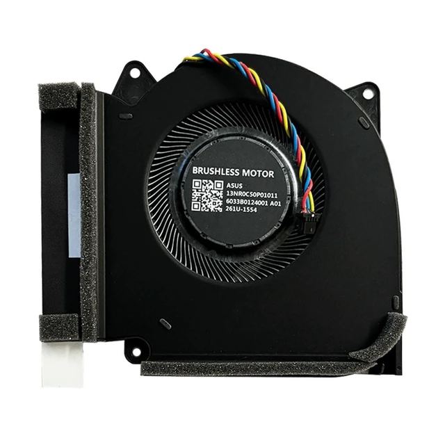 Alt view image 3 of 5 - New Replacement Cooling Fans for ASUS ROG 7 Plus G713P G713PV G713PU G713PI Series Laptop P/N:FQLP 13NR0C50P01011 DFSCL42P06593Q FQLN 13NR0C50P02011 DFSCL42P16593Q 12V 0.6A Fan