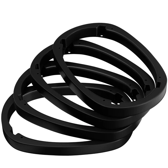 Alt view image 3 of 5 - 2Pair 6X9 Car Universal Plastic Speaker Spacer Ring with Screw & Wrench