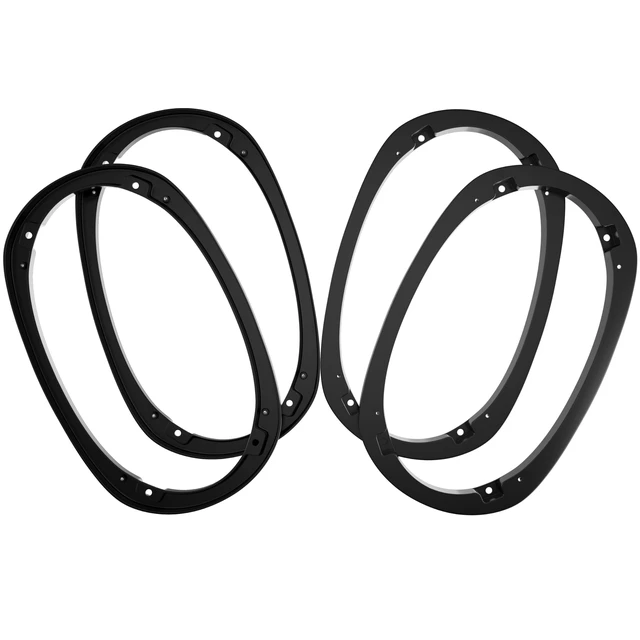 Alt view image 4 of 5 - 2Pair 6X9 Car Universal Plastic Speaker Spacer Ring with Screw & Wrench
