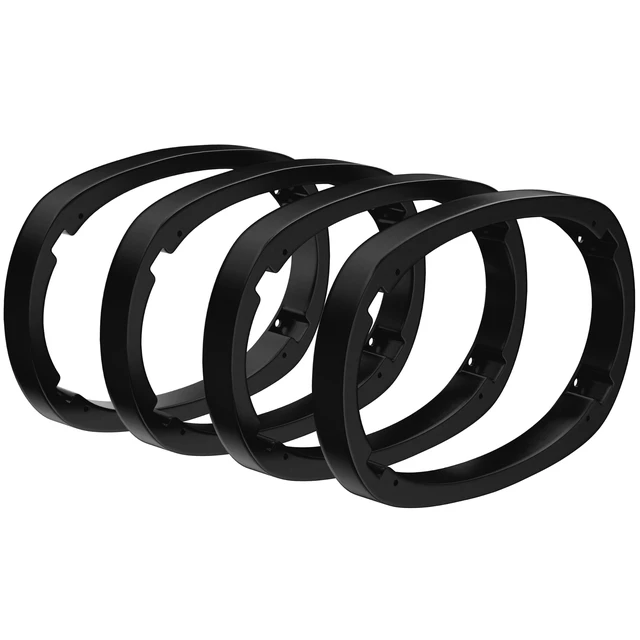 Alt view image 5 of 5 - 2Pair 6X9 Car Universal Plastic Speaker Spacer Ring with Screw & Wrench
