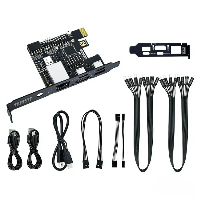 Main image of Sipeed NanoKVM PCIe IP KVM Remote Control via the Internet, 1080P HDMI, Keyboard Video and Mouse Remote Control, Ideal mini KVM for Home Offices Data Centres Server Management (NanoKVM PCIe ETH+POE)