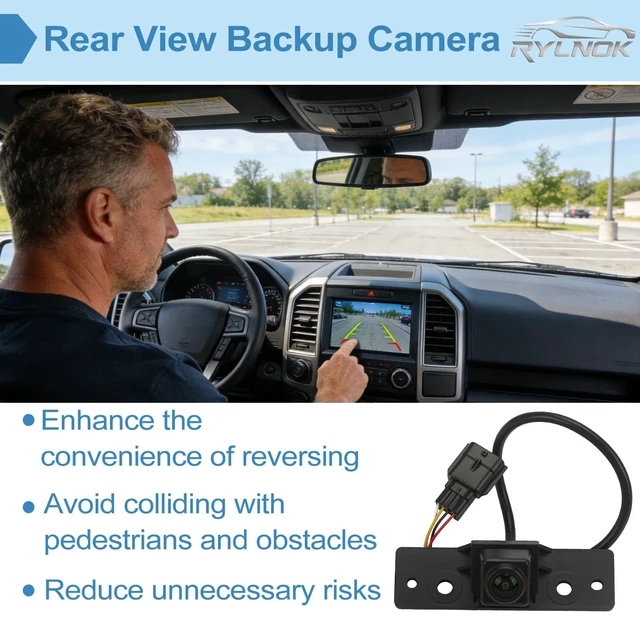 Alt view image 2 of 5 - RYLNOK Rear View Backup Camera Parking Assist Camera