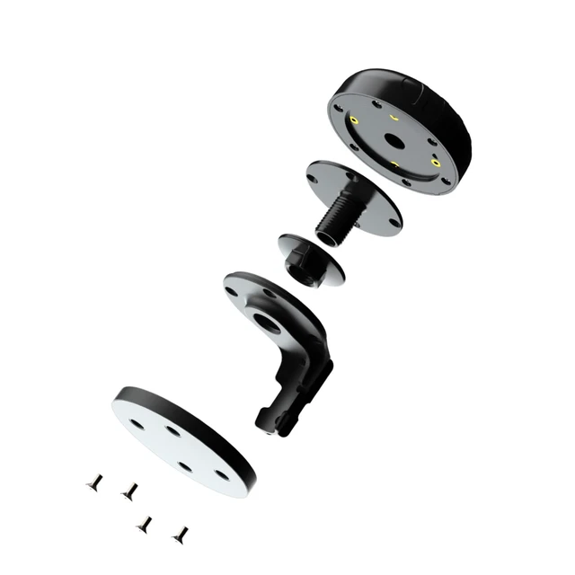 Alt view image 2 of 5 - Poynting PUCK-12 2-in-1 Transportation & M2M/IOT Antenna ^^ WiFi ^^ 2X2 MIMO ^^ 2400-2500 MHz ^^ 5000-7200 MHz ^^ White