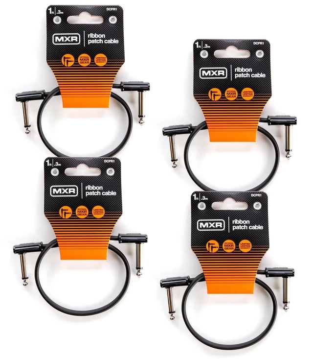 Main image of Briskdrop MXR DCPR1 Ribbon Patch Cable - 1 ft (4 Pack)