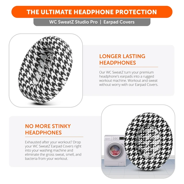 Alt view image 5 of 5 - WC SweatZ Studio Pro - Patented Silicone Earpad Covers for Beats Studio Pro