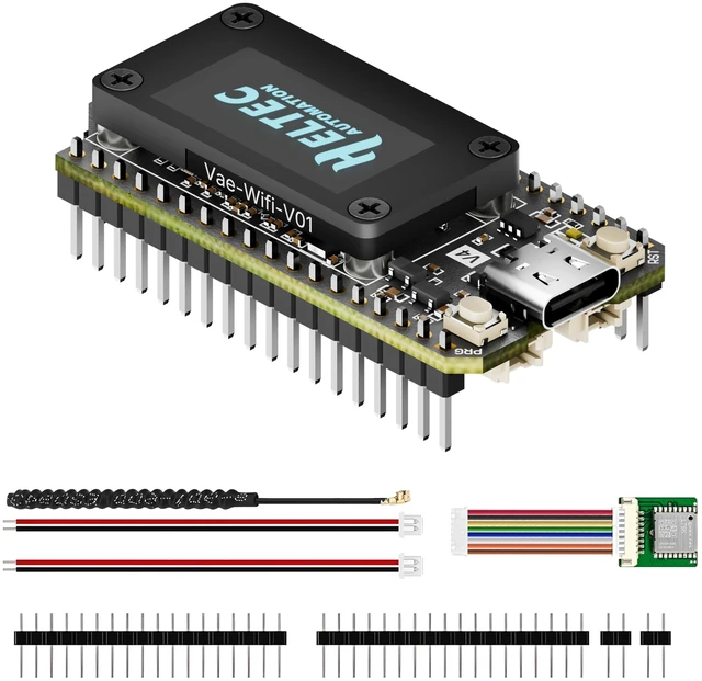 Main image of Heltec ESP32 LoRa V4 Dev Board with Display GNSS, Pre-soldered