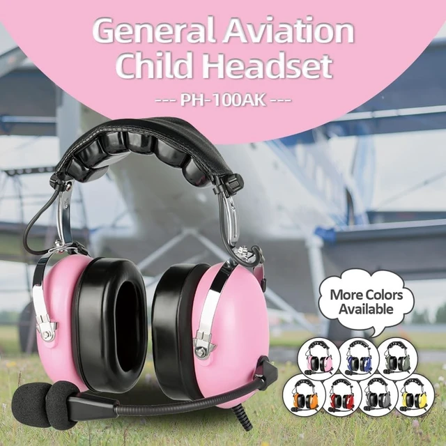Alt view image 3 of 5 - General Aviation Child Headset with Noise Canceling Microphone