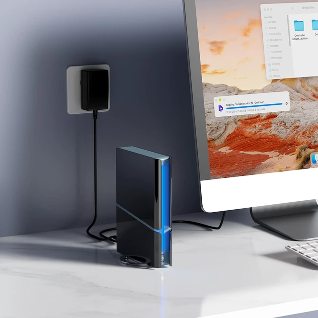 Alt view image 4 of 5 - OSENTRiX BX100 16TB USB 3.2 Gen 2 USB-C External Hard Drive for Windows or MacOS Desktop PC/Laptop