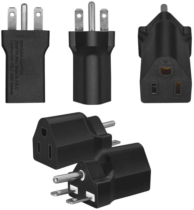 Main image of TEWOXIN 5 PCS NEMA 6-15P to 5-15R Power Adapter