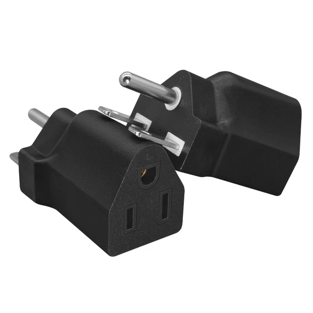 Alt view image 3 of 5 - TEWOXIN 5 PCS NEMA 6-15P to 5-15R Power Adapter