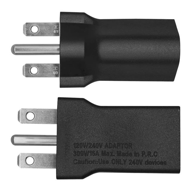 Alt view image 5 of 5 - TEWOXIN 5 PCS NEMA 6-15P to 5-15R Power Adapter