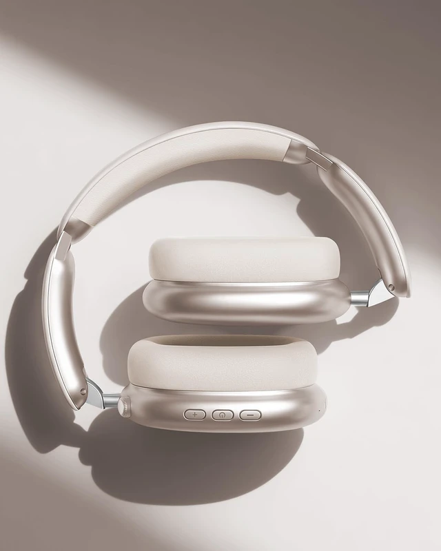 Alt view image 3 of 5 - Wentronic Y02 Active Noise Cancelling Wireless Headphones, Starlight