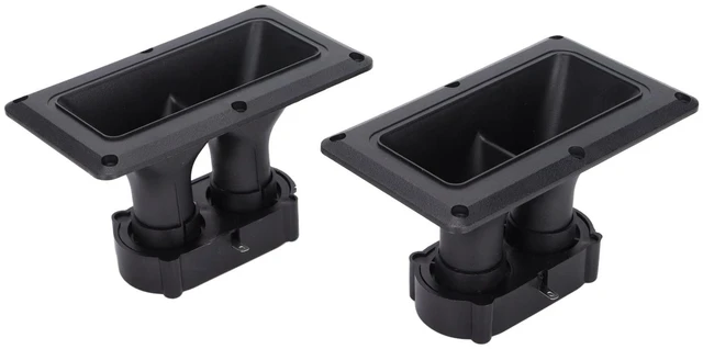 Main image of 2x75/150W Wide Dispersion Horn Tweeter Dual Drive Ceramic High Sensitivity Piezoelectric Speaker, Excellent Acoustic Performance, for DJs, Car Audio, Pro PA Speakers