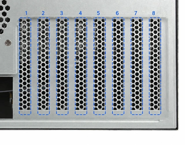 Alt view image 3 of 5 - IPCHASSIS 4U 19-Inch Industrial Computer Case Rackmount PC Chassis 360 Liquid CPU AIO Support,