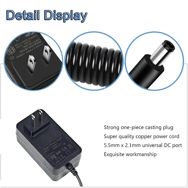 Alt view image 3 of 5 - 20V Speaker Charger for Turtlebox Grande60W turtlebox Charger