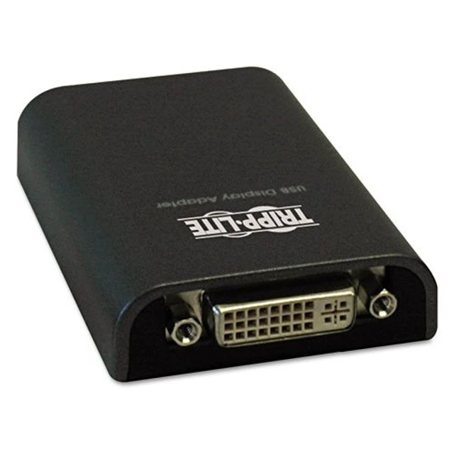 Alt view image 3 of 3 - Tripp Lite USB to DVI and VGA Adapter, 128MB SDRAM - 1920x1200,1080P (U244-001-R)