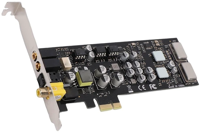 Main image of VBESTLIFE PCIE Sound Card, Support for CM6635, HiFi, 127dB & -120dB THD N, 16/24bit Sound Card PCI Express Adapter