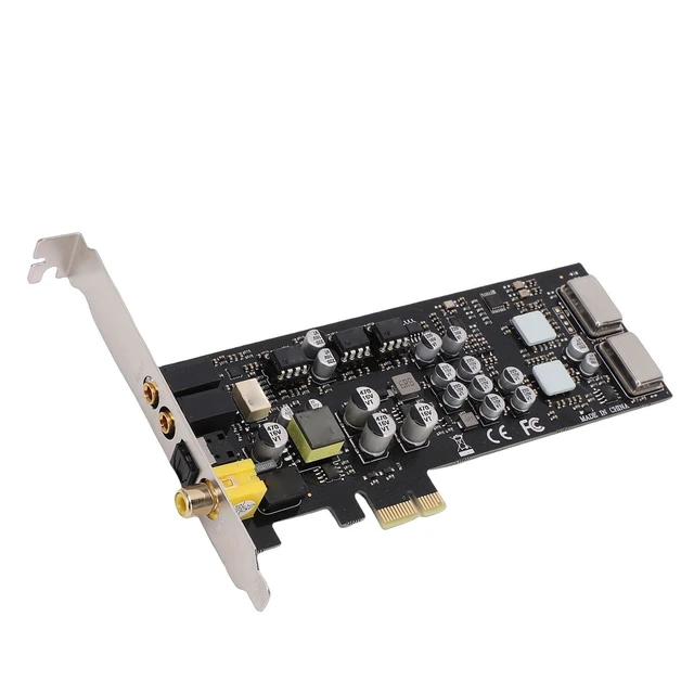 Alt view image 5 of 5 - VBESTLIFE PCIE Sound Card, Support for CM6635, HiFi, 127dB & -120dB THD N, 16/24bit Sound Card PCI Express Adapter