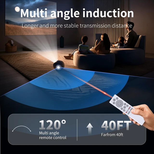 Alt view image 4 of 5 - New Replacement Voice Remote Control for Nebula Projector Mars 3 Air